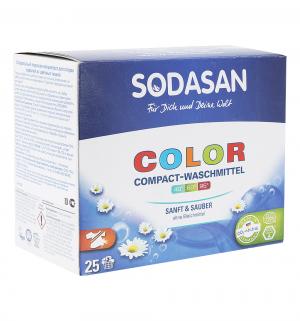 Порошок стиральный для стирки цветного белья  Compact Color, 1200 гр Sodasan