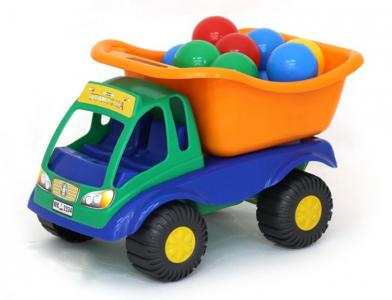 Машина Самосвал с мячиками POLtoys