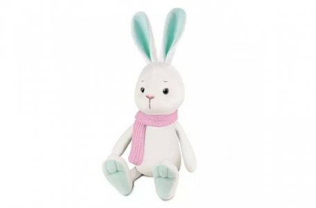 Мягкая игрушка  Кролик Тони в Шарфе 30 см Maxitoys