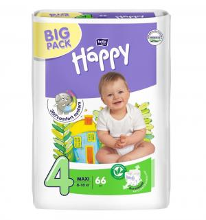 Подгузники  Baby Happy Maxi 4 (8-18 кг) 66 шт. Bella
