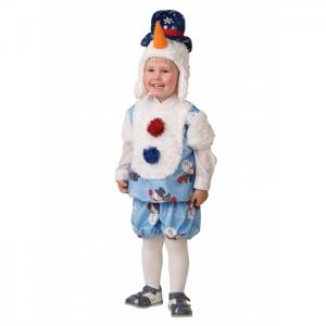 Карнавальный костюм Снеговичок Снежник Jeanees