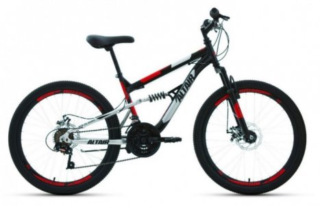 Велосипед двухколесный  MTB FS 24 disc рост 15 2021 Altair