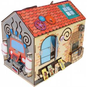 Деревянная игрушка  Бизиборд Чудный домик Paremo