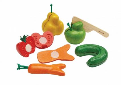 Деревянная игрушка  Нарежь фрукты и овощи Plan Toys