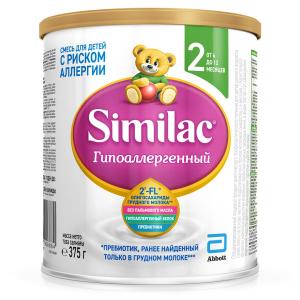 Молочная смесь  Гипоаллергенный 2 6-12 мес, 375 г Similac