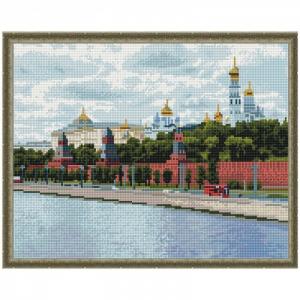 Картина мозаика Москва Кремль 40х50 см Molly