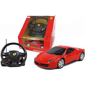 Радиоуправляемая машинка  Ferrari 458 Italia, 1:18, красная Rastar. Цвет: красный