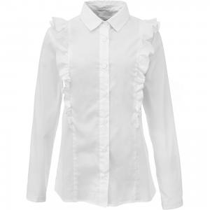 Блузка для девочки Gulliver. Цвет: белый