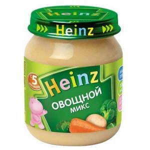 Пюре  овощной микс с 5 месяцев, 120 г Heinz