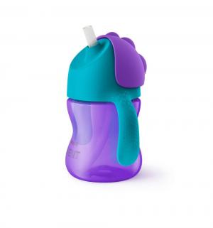 Чашка  SCF796/02 с трубочкой, 9 мес, цвет: фиолетовый Philips Avent