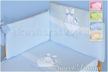 Комплект в кроватку  Sweet Dream (6 предметов) Tuttolina