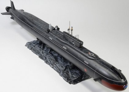 Сборная модель Российская атомная подводная лодка Юрий Долгорукий проекта Борей Звезда