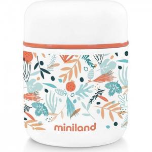Термос  Mediterranean Mini для еды с сумкой 280 мл Miniland