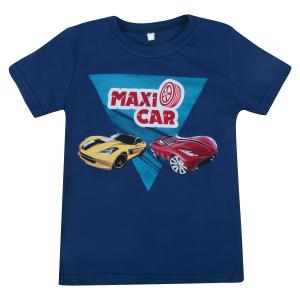 Футболка  Maxi Car, цвет: синий Leader Kids