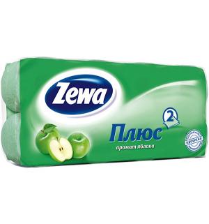 Туалетная бумага яблоко Zewa Plus, 8 шт