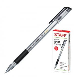 Ручка гелевая  Эконом черн Staff