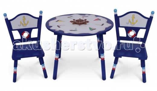 Комплект из стола и двух стульев Маленький Капитан Major-Kids