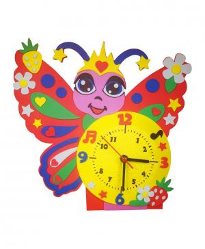 Набор для творчества из фоамирана Бабочка - часы Color KIT