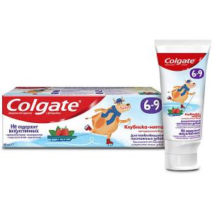 Детская зубная паста  клубника-мята с фтором, 6-9 лет, 60 мл Colgate