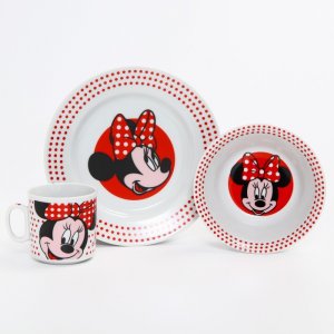 Набор посуды Минни (3 предмета) Disney