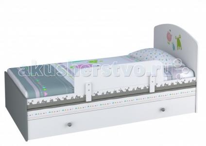 Подростковая кровать  Basic Монстрики 180х90 см Polini