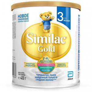 Молочная смесь  Gold 3 с 12 мес, 400 г Similac
