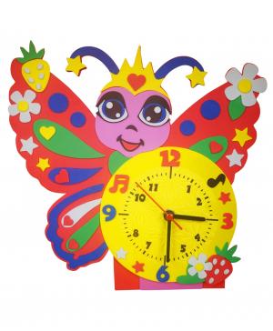 Набор для творчества из Фоамирана Бабочка часы Color KIT