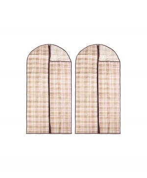 Набор из 2-х чехлов (60х137 см) для одежды подвесных Шотландская клетка El Casa