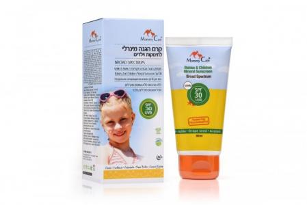 Натуральное солнцезащитное молочко для тела SPF 30 80 мл Mommy Care