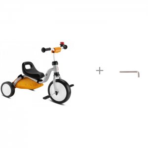 Велосипед трехколесный  Fitsch с сумкой и Ключ для сборки шестигранный № 5 Puky