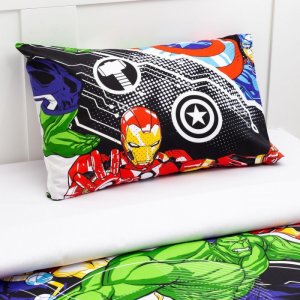 Постельное белье  1.5 спальное Neon Series Мстители (3 предмета) Marvel