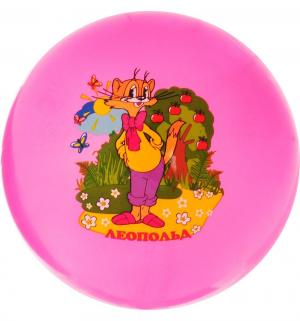 Мяч  Кот Леопольд цвет: розовый 23 см Играем Вместе