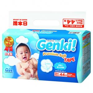 Подгузники Genki (0-5 кг) 44 шт. Nepia