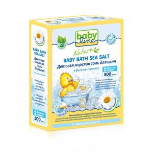 Соль для ванн  успокаивающая морская успокаивающая, 500 гр Baby Line