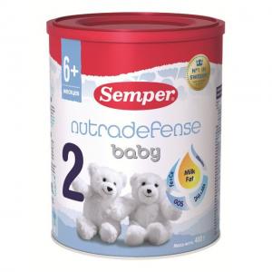 Молочная смесь  Nutradefense 2 с 6 месяцев, 400 г Semper