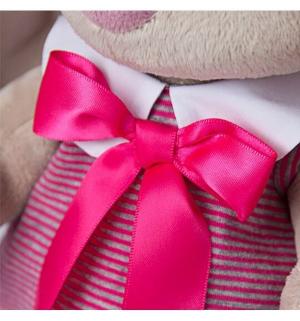 Мягкая игрушка  Зайка Ми в платье розовую полоску 32 см Budi Basa