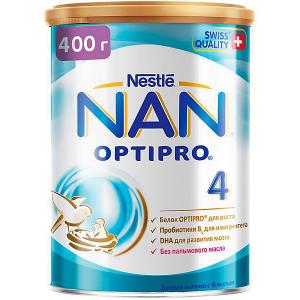 Молочный напиток  NAN Optipro 4, с 18 мес, 400 г Nestle