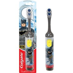 Электрическая зубная щетка  Batman супермягкая, на батарейках Colgate