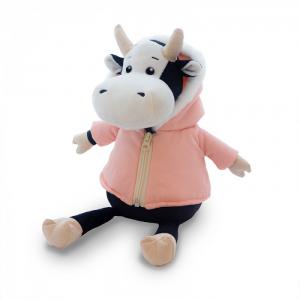 Мягкая игрушка  Коровка Маша в розовой куртке 28 см Maxitoys