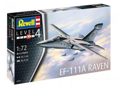 Сборная модель Самолёт радиоэлектронной борьбы EF-111A Raven 1:72 Revell