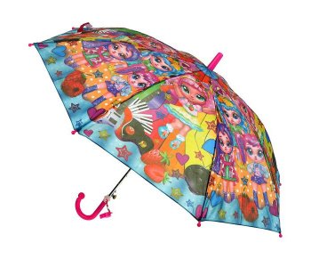Зонт  детский Куклы-модницы 45 см Играем вместе
