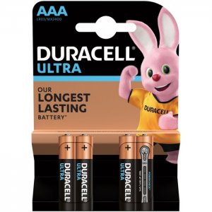 Батарейка алкалиновая UltraPower AAА (LR03) 4 шт. Duracell