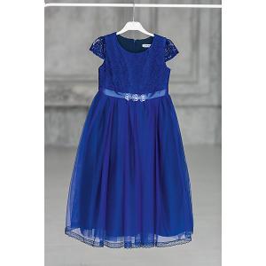 Платье нарядное  Dart для девочки Unona. Цвет: синий