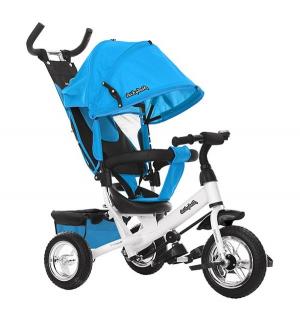 Трехколесный велосипед  Comfort 10x8 EVA, цвет: голубой Moby Kids