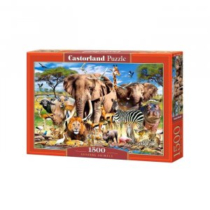 Пазлы Животные саванны (1500 элементов) Castorland
