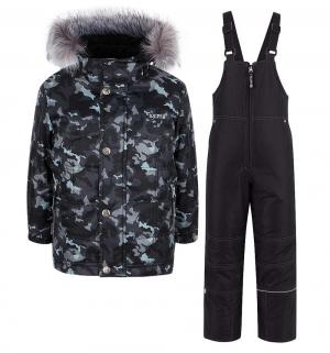 Комплект куртка/брюки , цвет: серый/черный Saima