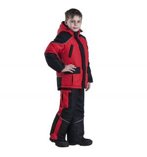 Комплект куртка/полукомбинезон , цвет: красный/черный Ursindo