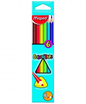 Набор из 6 цветных карандашей ColorPeps Maped