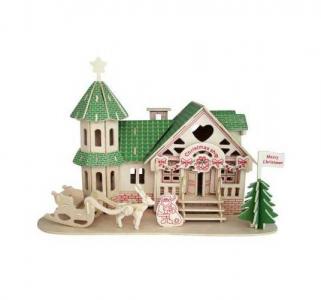 Сборная деревянная модель  Рождественский магазин Wooden Toys