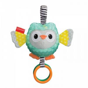 Подвесная игрушка  Сова с разными текстурами Infantino